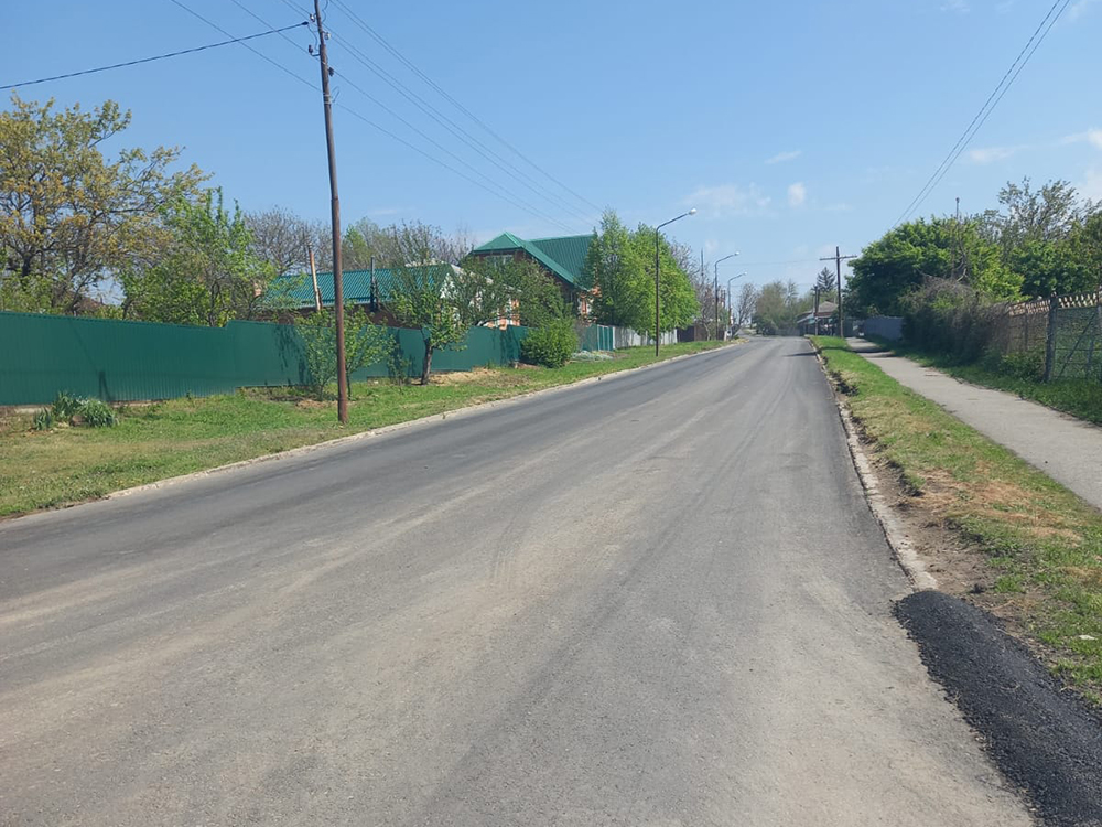 В станице Григорополисской завершен ремонт автомобильной дороги.