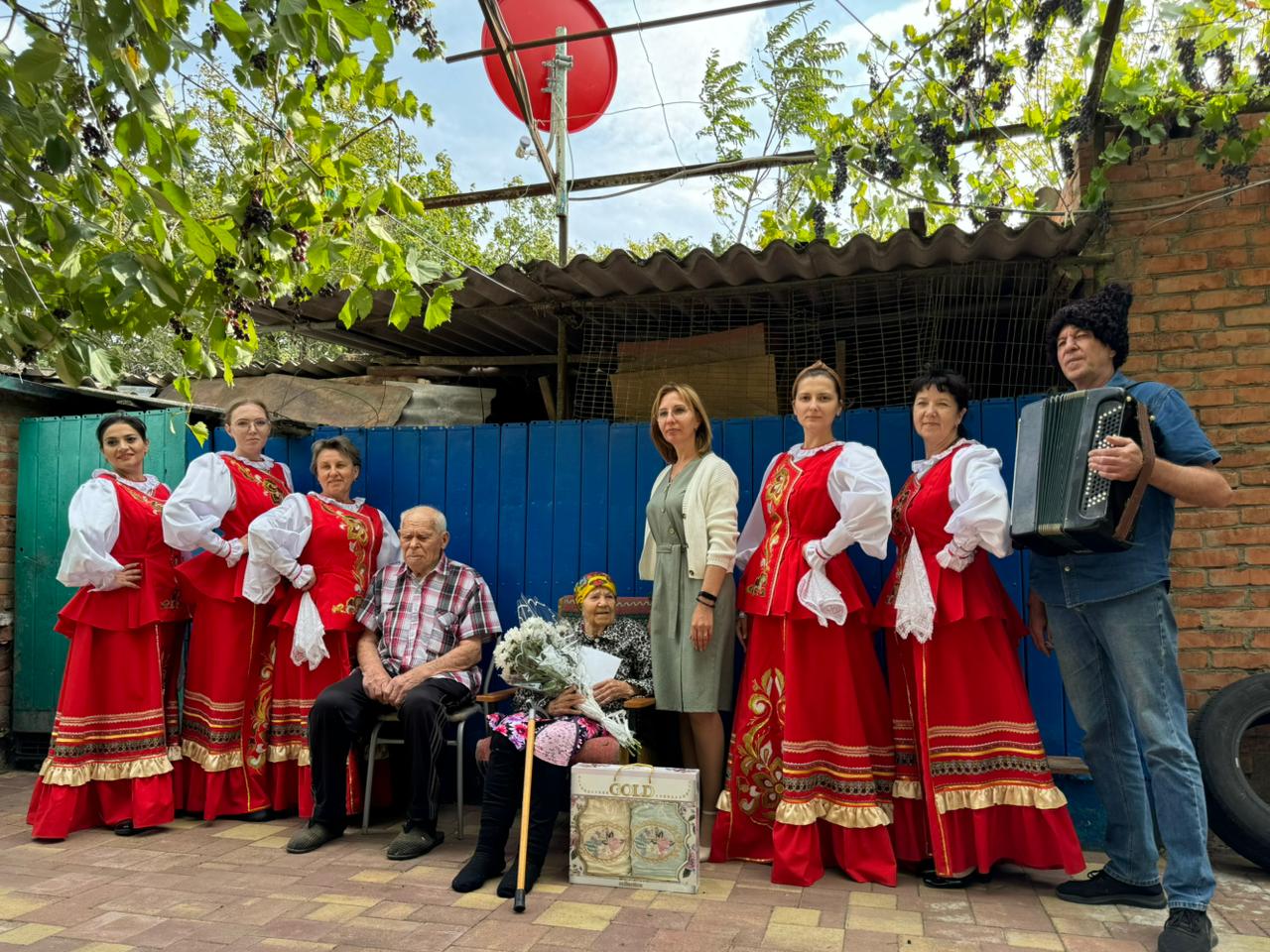 95 летний юбилей Ветерана трудового фронта Великой Отечественной войны.